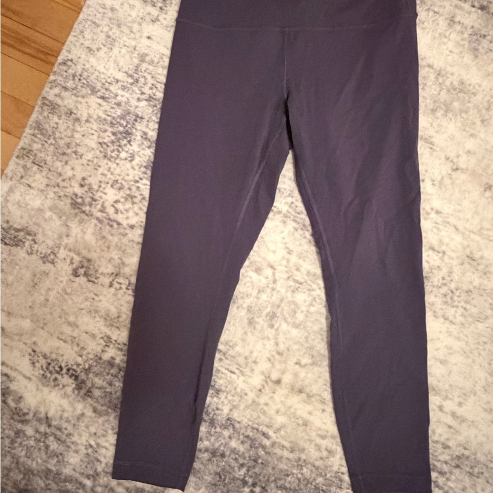 Lululemon Wunder Train High Rise 25” leggings. Size 10. Color is nightfall.